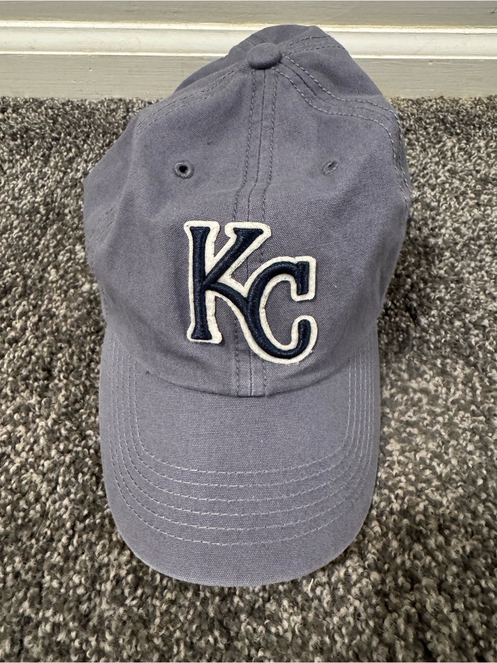 Kansas City Royals Logo Gray Baseball Cap